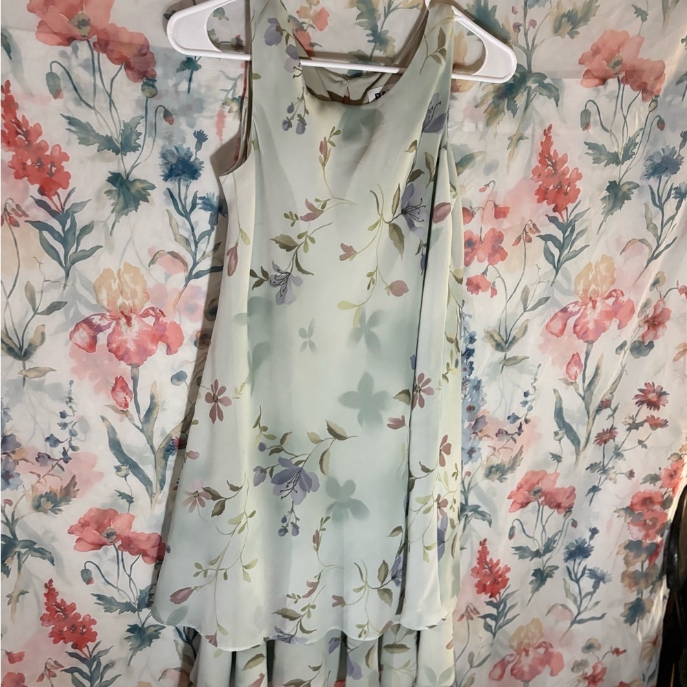 Vintage Floral Sleeveless Dress